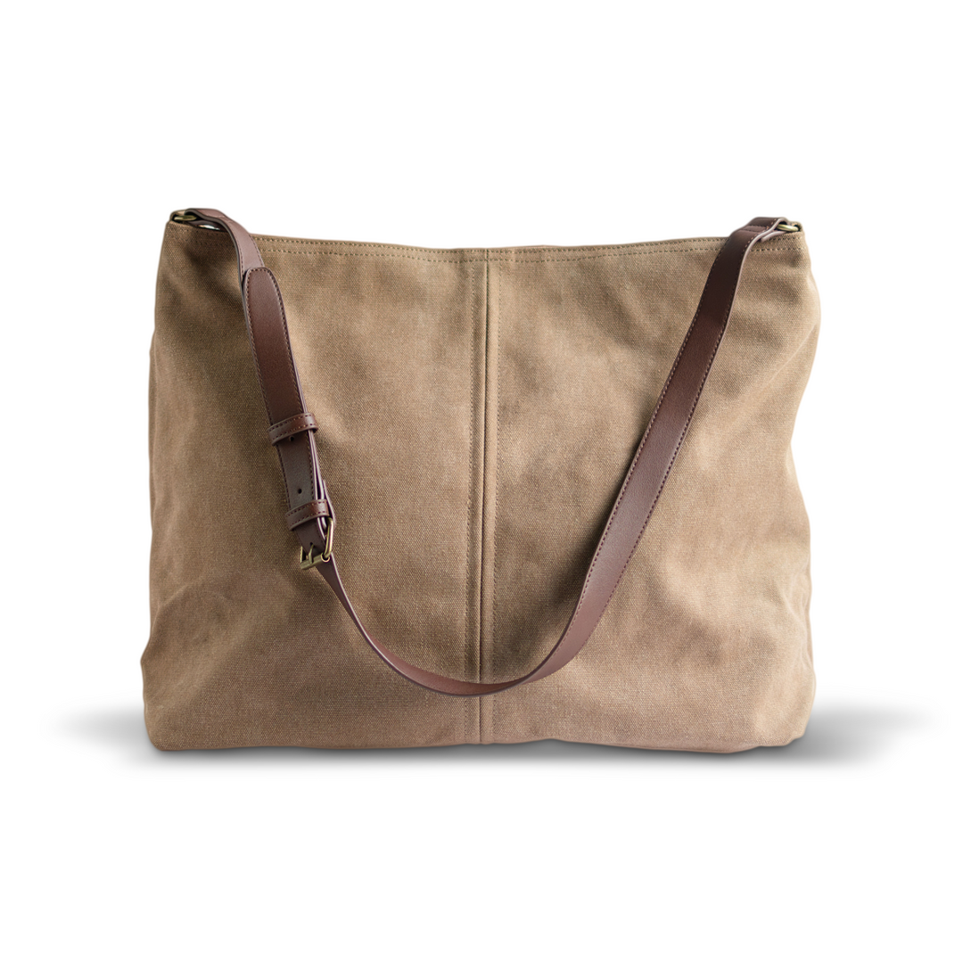 Mocha CarryAll Bag Oevaali Art Shop