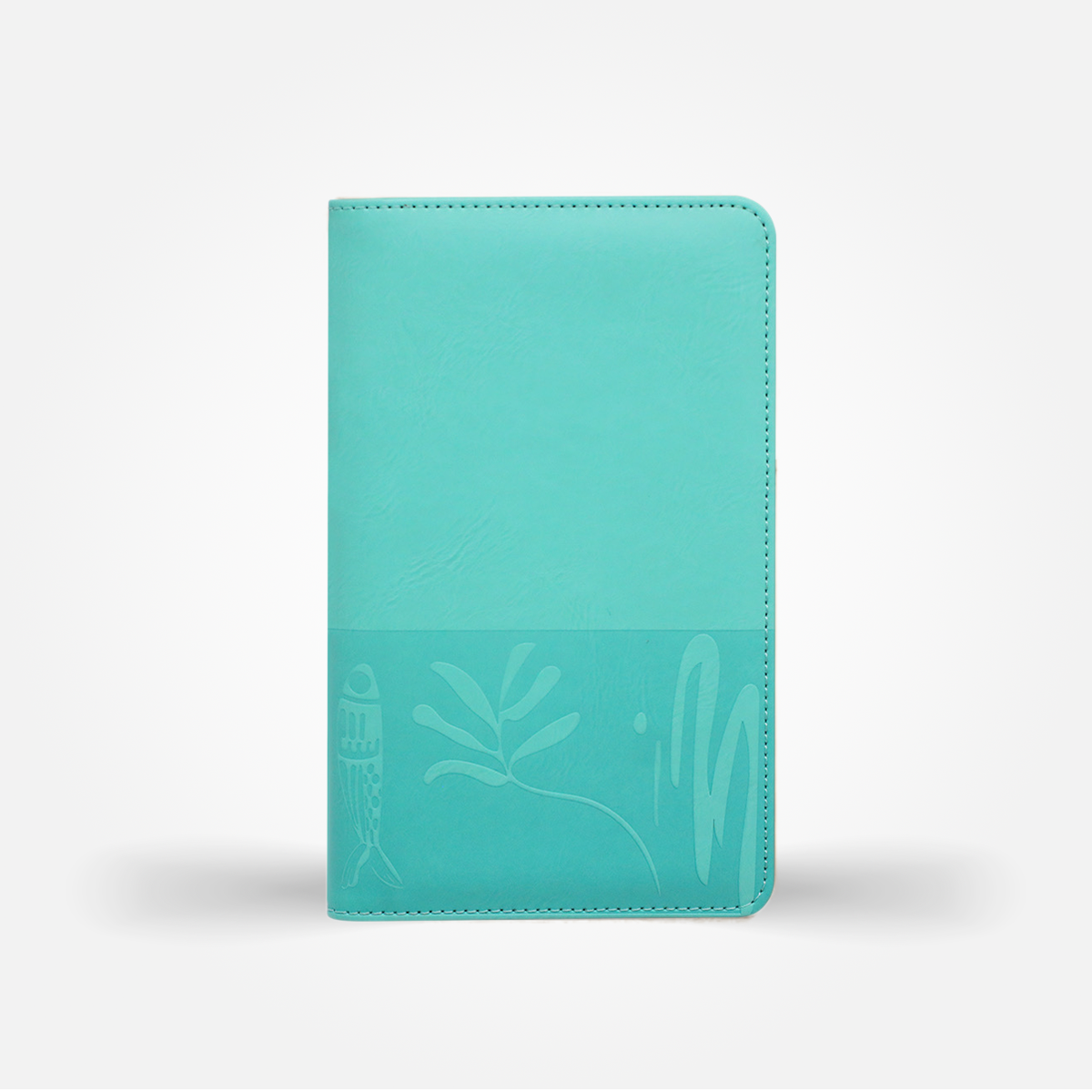 Folk Travel Wallet (Teal/Grey)