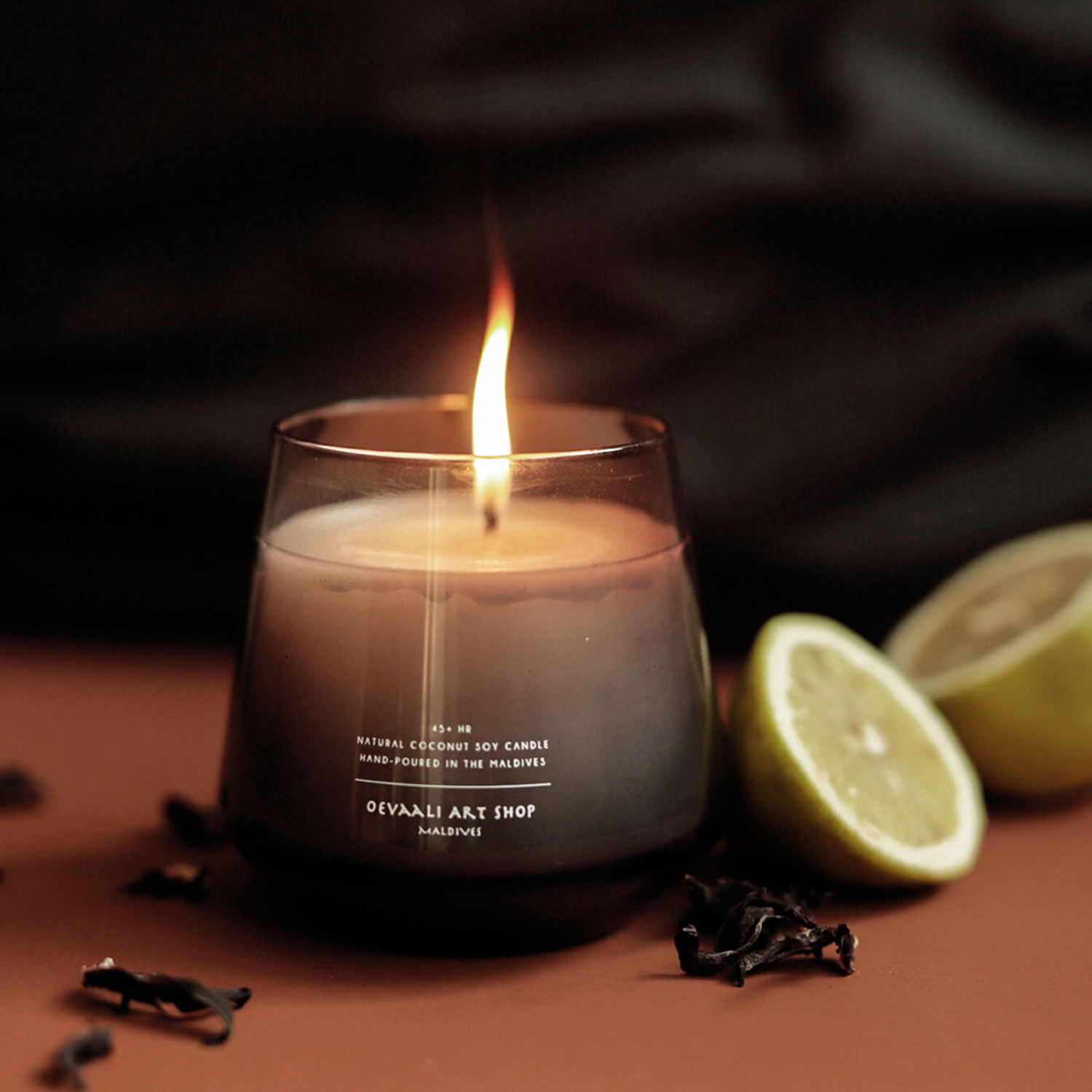 Melon Driftwood Candle