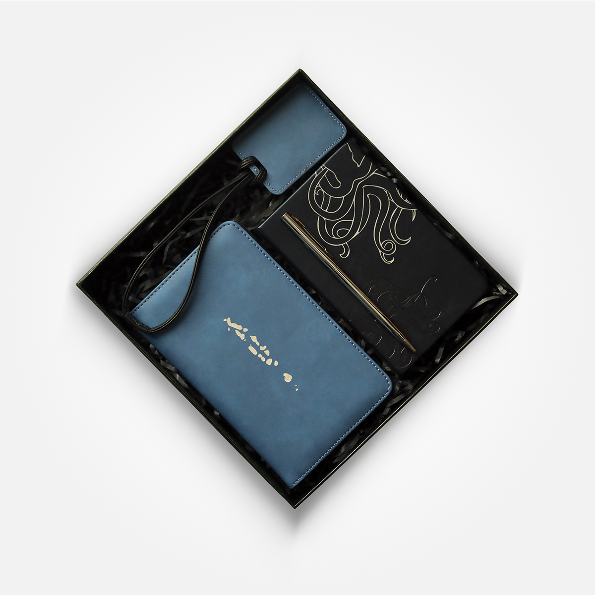 Deep Blues Travel Gift Set