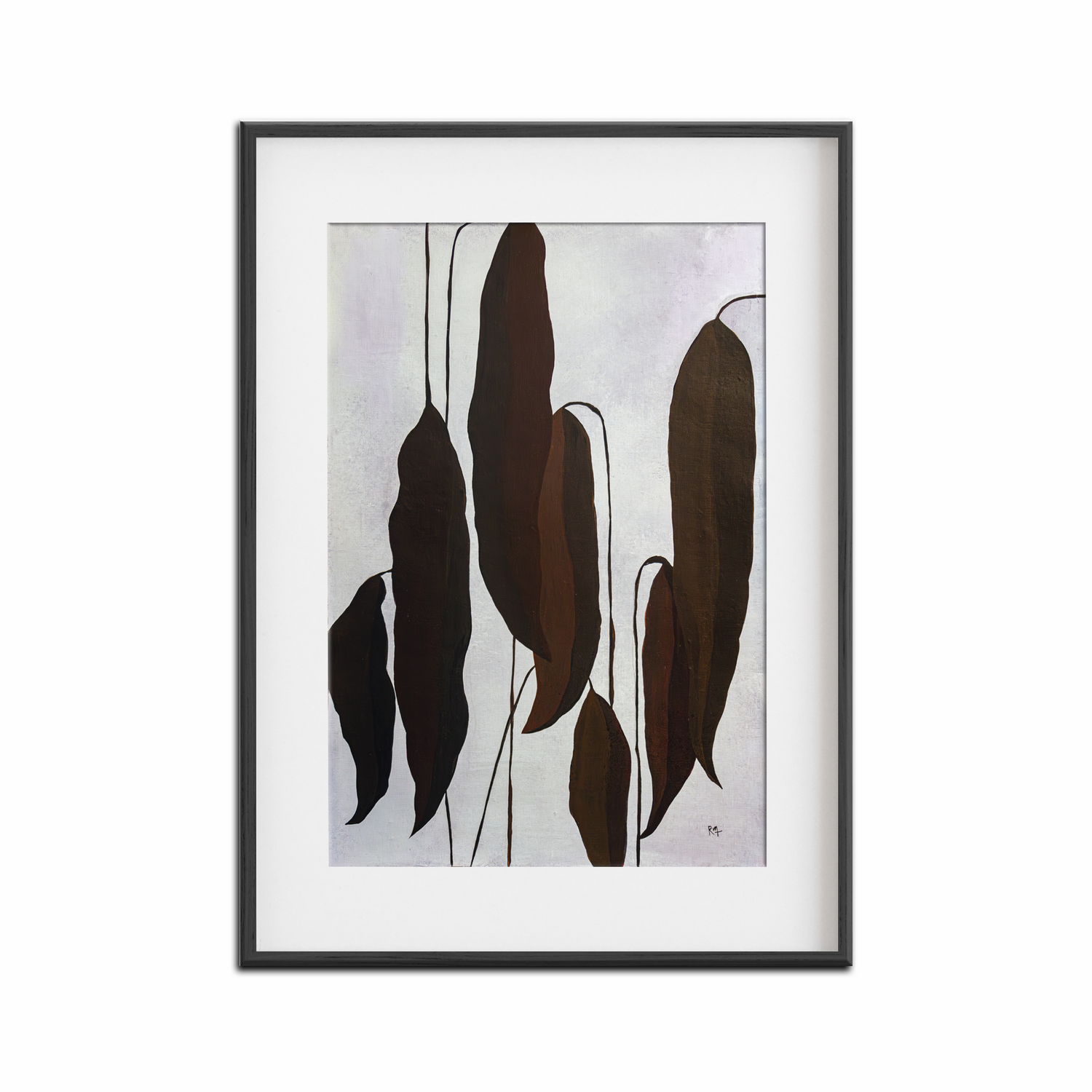 Garden Walk - Leaves on Lilac Painting