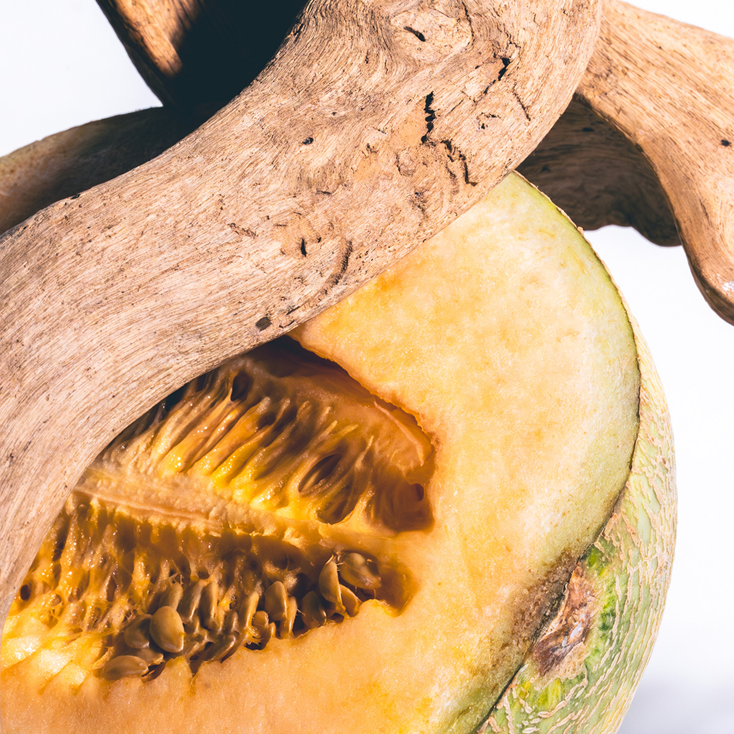 Melon Driftwood Candle