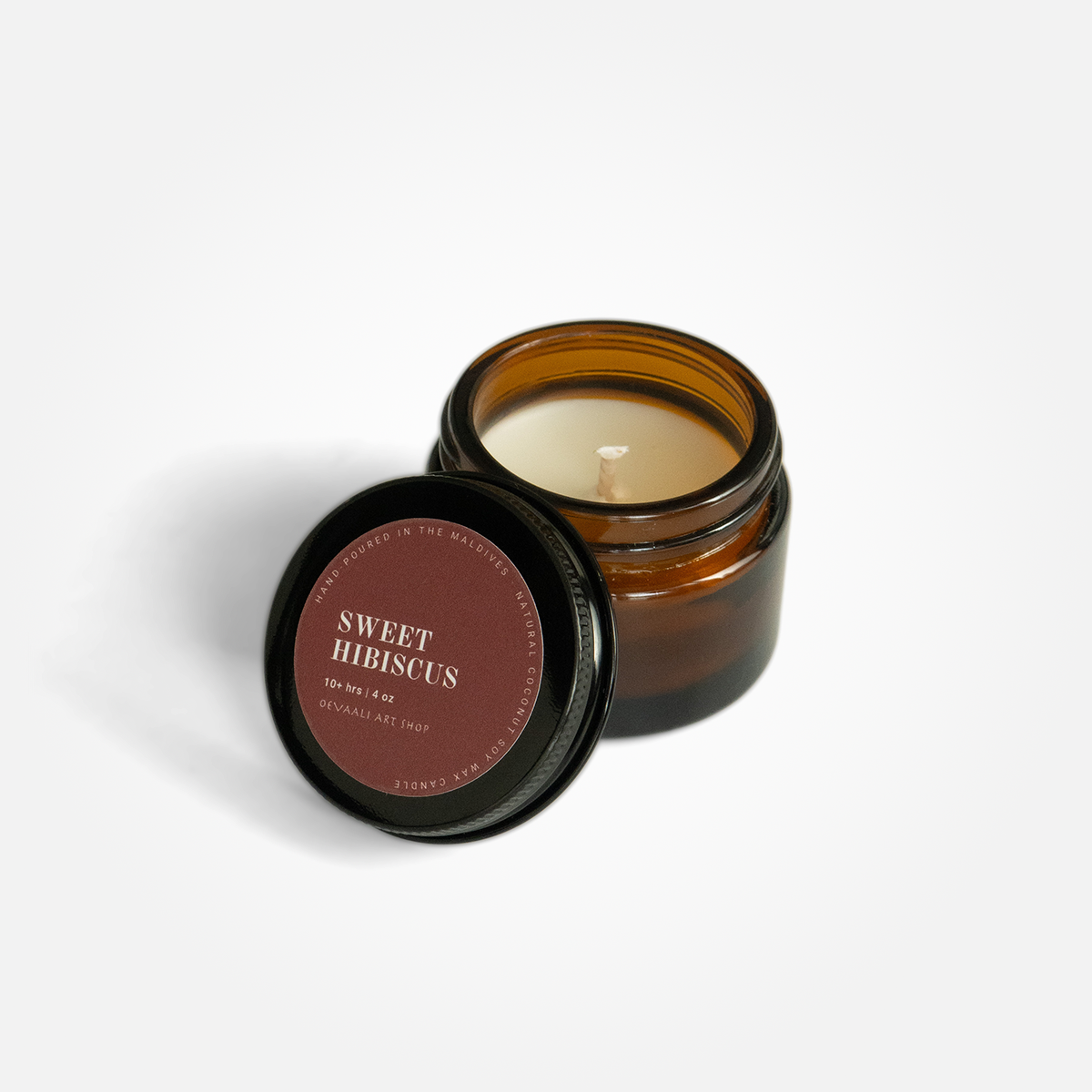 Valentine's Day Mini Candle: Sweet Hibiscus Candle