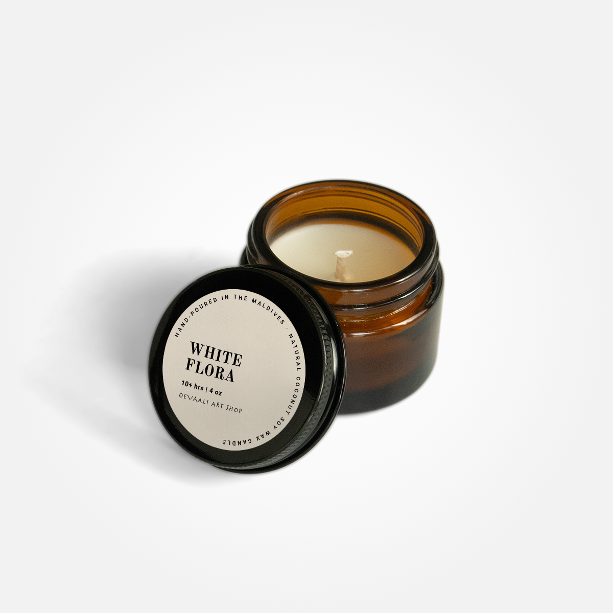 Mini Candle: White Flora