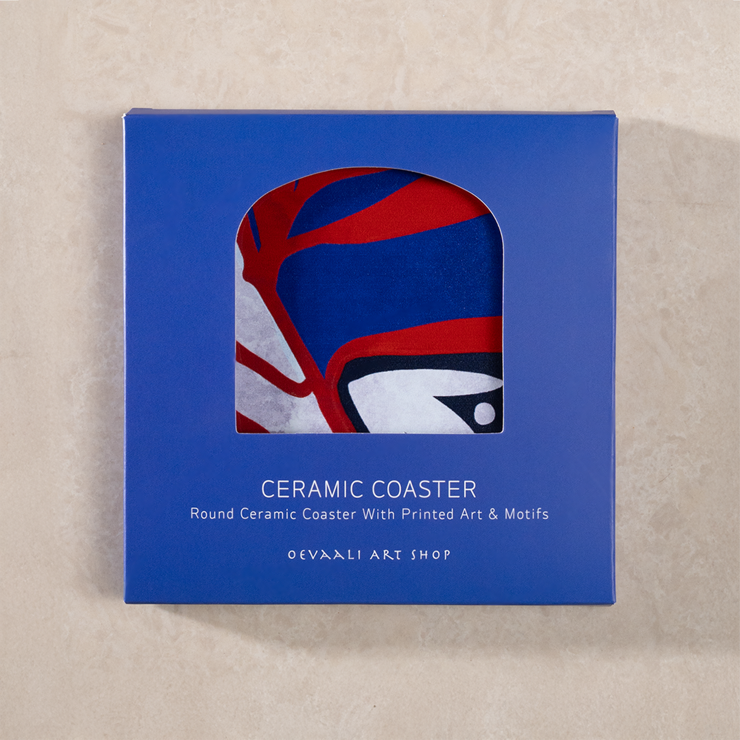 Moonrise Ceramic Coaster