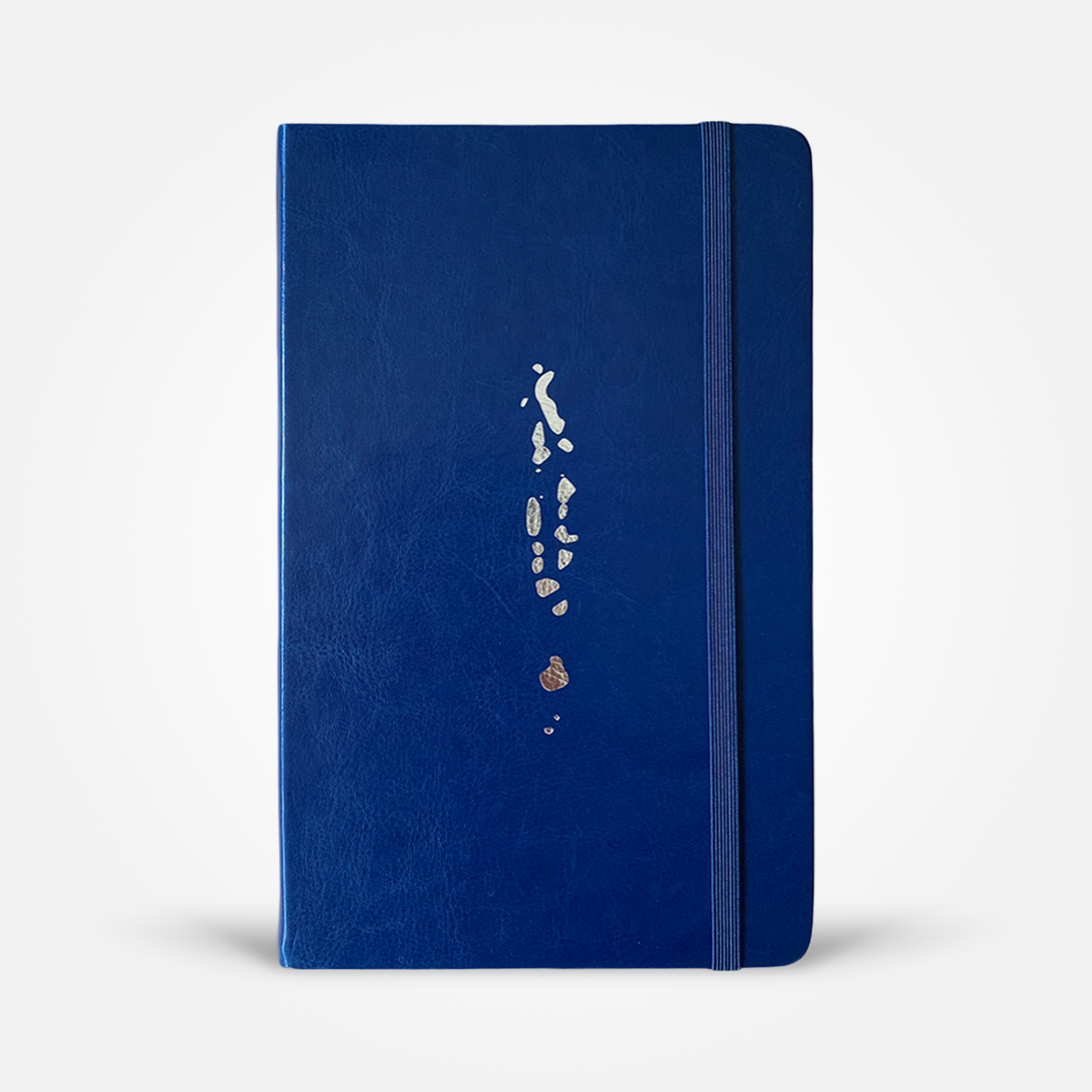 Raajje (Navy/Silver) Notebook