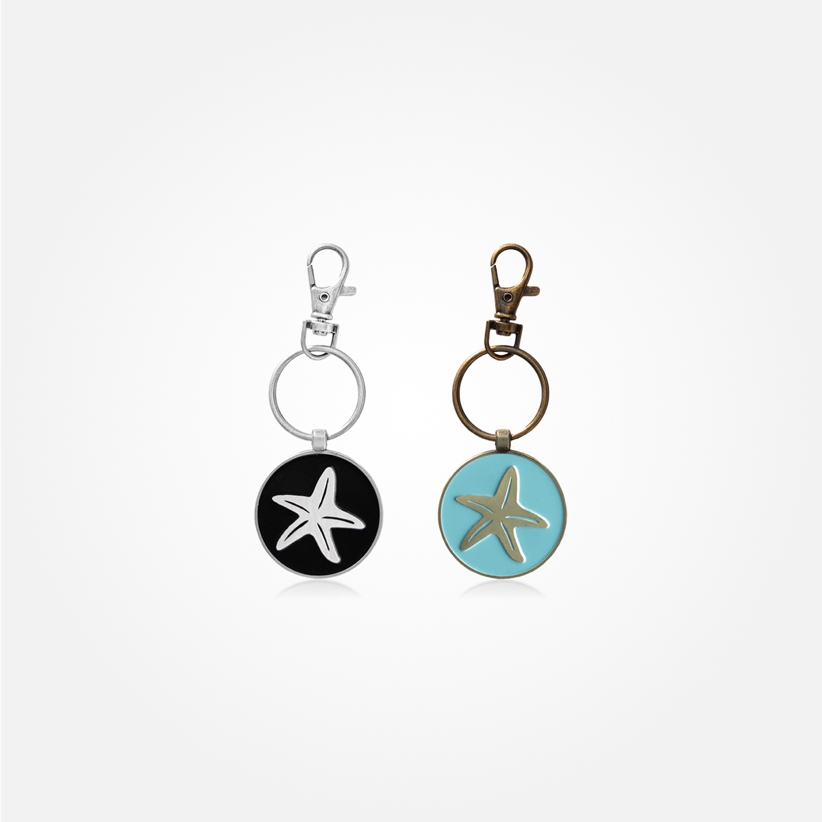 Starfish Keychain