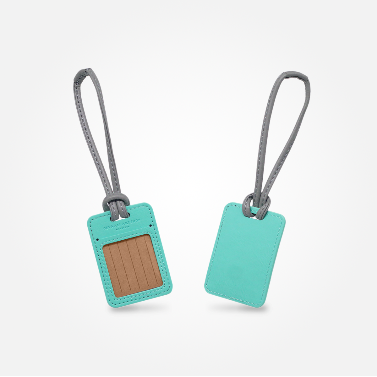 Bag Tag (Teal/Grey)