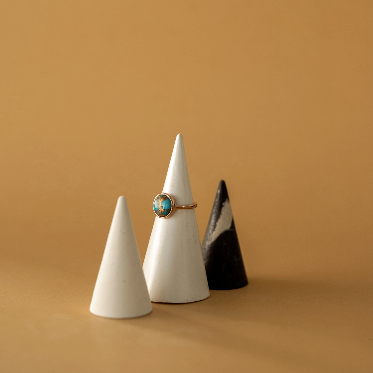 Turquoise Copper Stone Ring