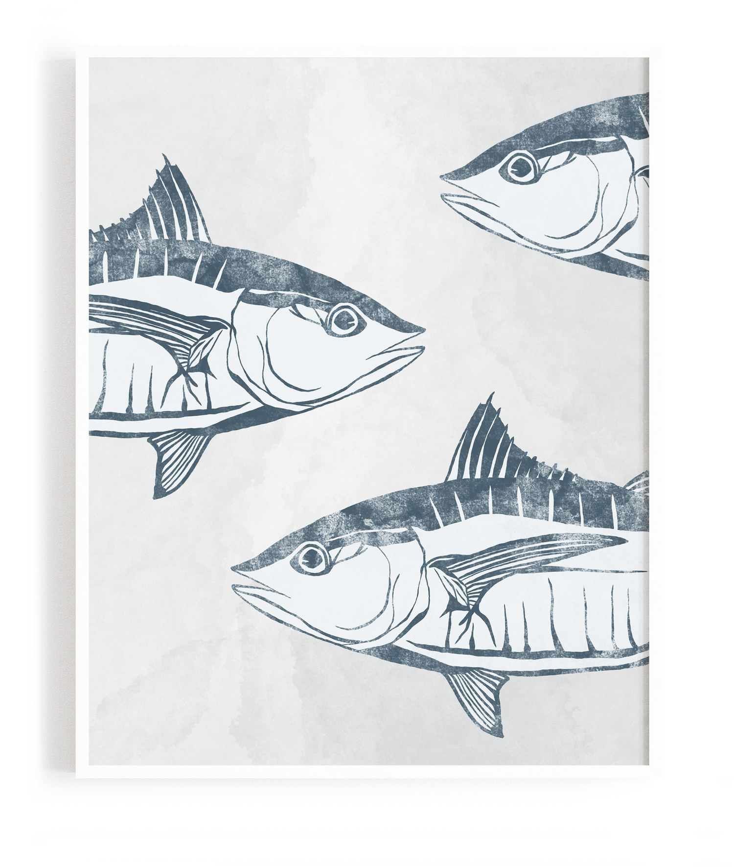 Tuna (Monochrome) Art Print