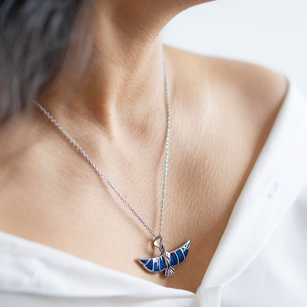 Heron Pendant – Oevaali Art Shop