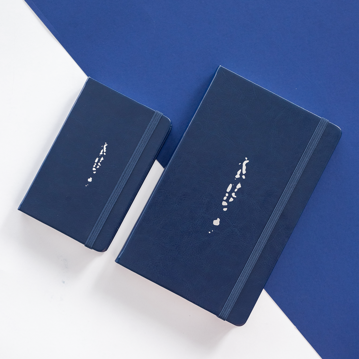 Raajje (Navy/Silver) Notebook